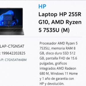 Laptop HP 255R G10
