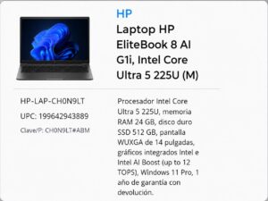 Laptop HP EliteBook 8 AI G1i